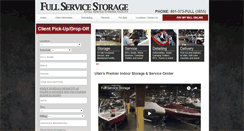 Desktop Screenshot of fullservicestorage.com